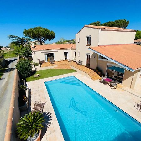 Annexe Des Pins - Studio Gite Avec Piscine & Climatisation Вильнёв-ле-Безье Экстерьер фото